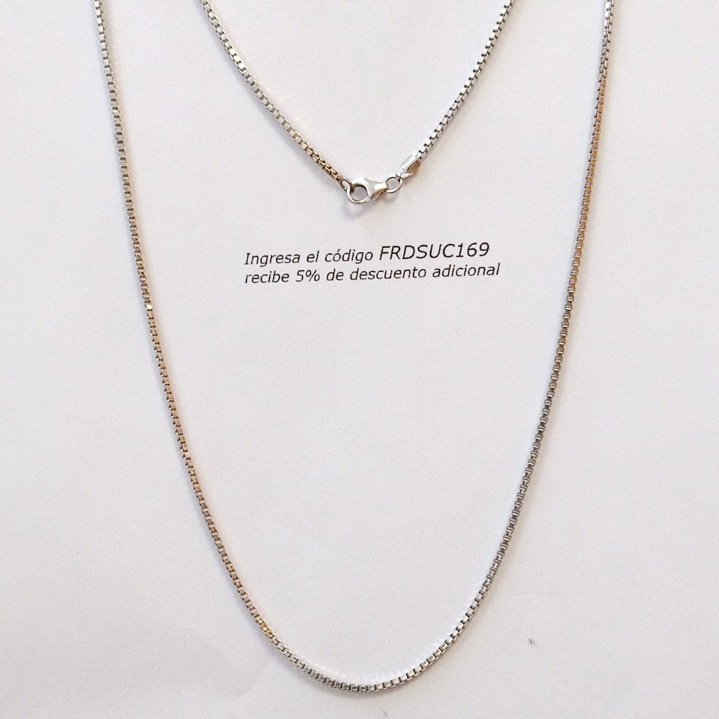 CADENA ORO BLANCO 10 K 2,20 GRMS (SEMINUEVO)