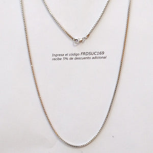 CADENA ORO BLANCO 10 K 2,20 GRMS (SEMINUEVO)