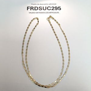 CADENA ESPEJO 14K 60 CM 5.3 GR (NUEVO)