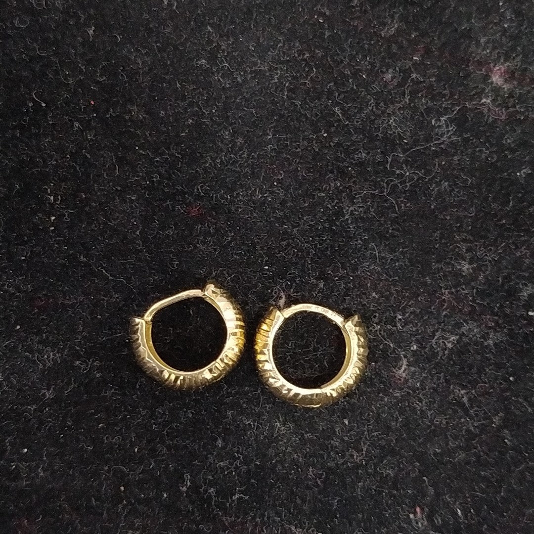 ARRACADAS PAR ORO 10 K 1,60 GRMS (SEMINUEVO)