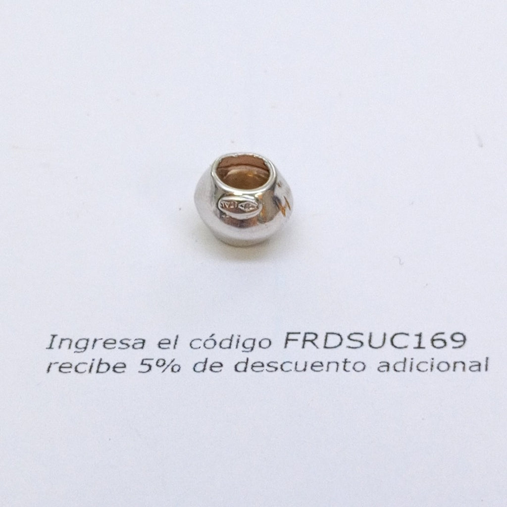 DIJE ORO,ORO BLANCO 18 K 0,50 GRMS (SEMINUEVO)