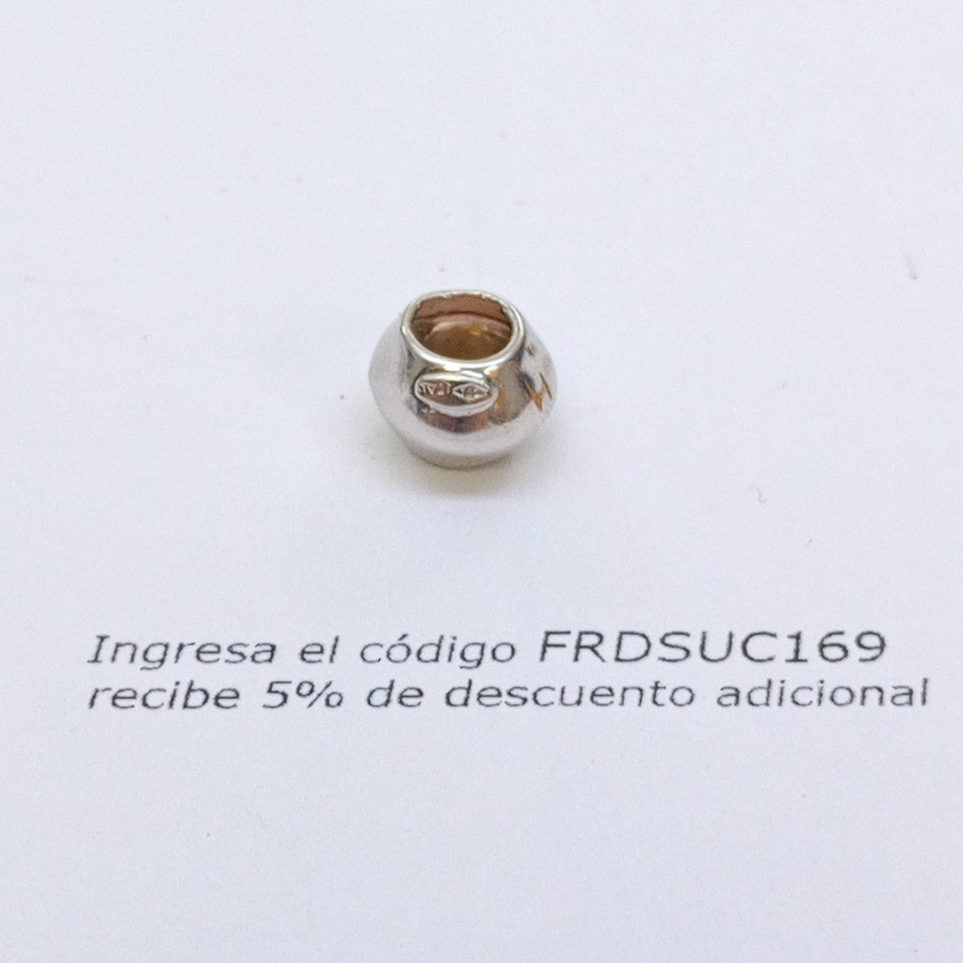 DIJE ORO,ORO BLANCO 18 K 0,50 GRMS (SEMINUEVO)