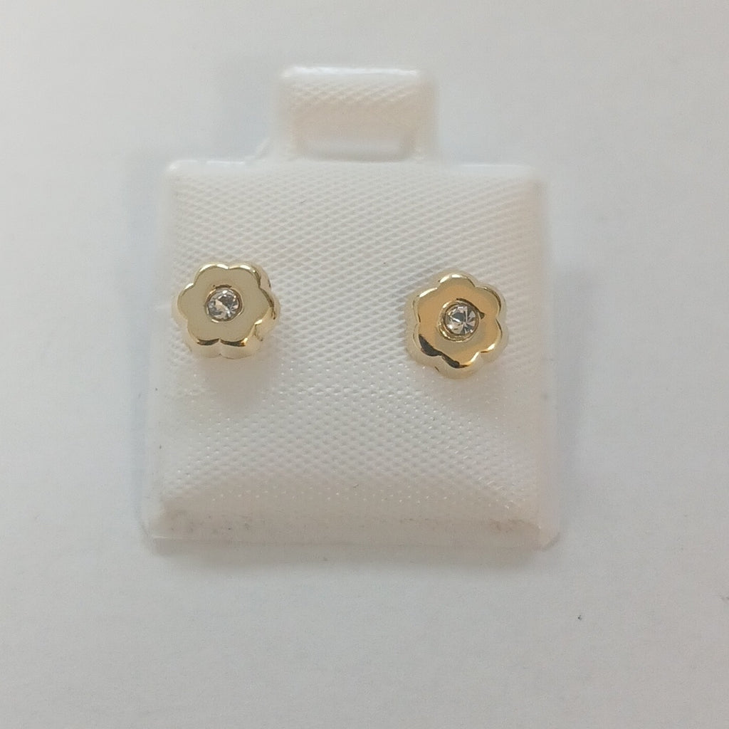 BROQUELES BROQUEL FIG FLOR C CIRCONIA 14K 0.2581 GR (NUEVO)