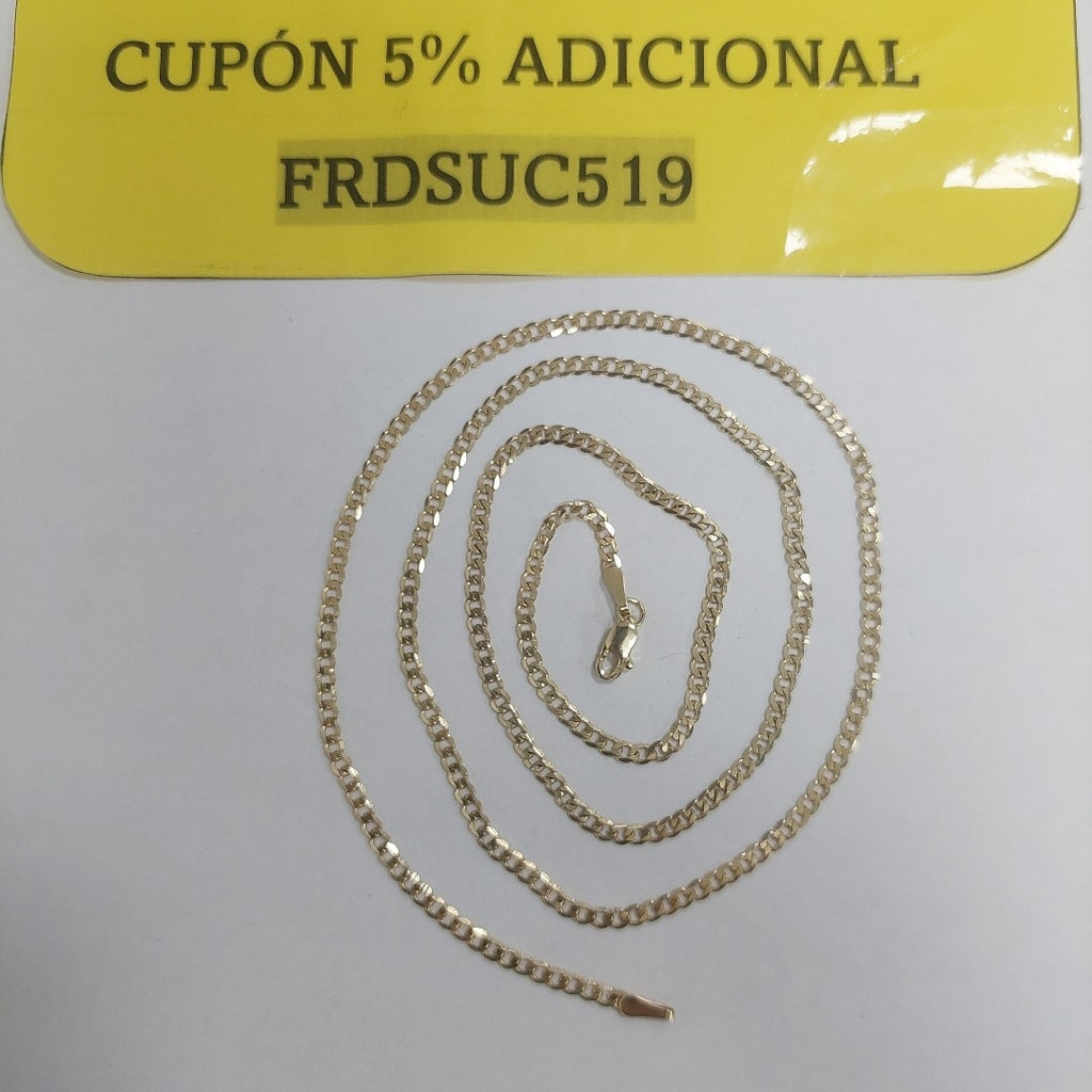 CADENA BARBADA 14K 55 CM 6 GR (NUEVO)