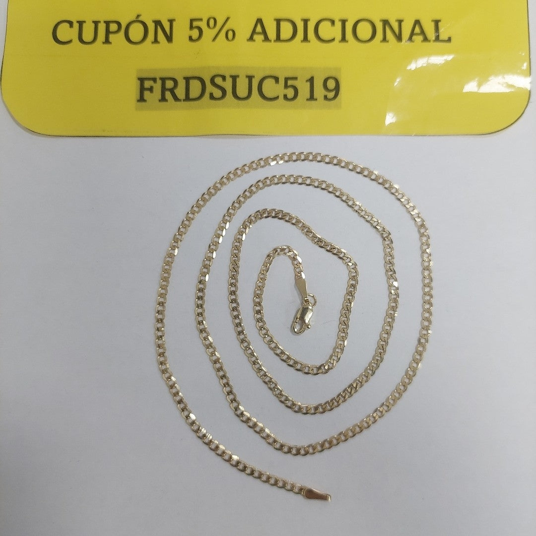 CADENA BARBADA 14K 55 CM 6 GR (NUEVO)