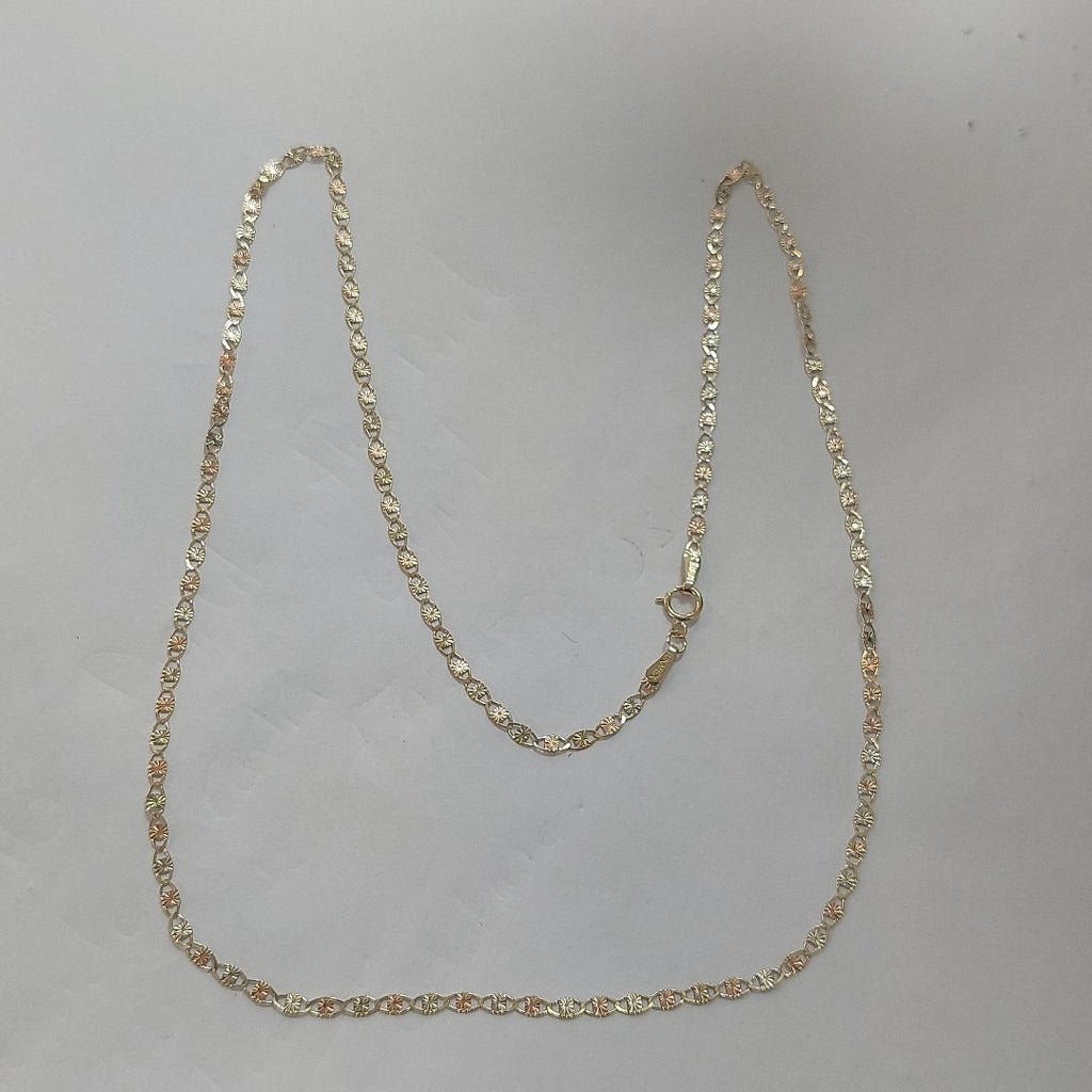 CADENAS TEJIDO GUCHI ORO 10K 55 CM 2.9 GR (NUEVO)