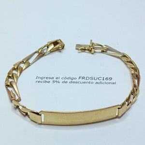 ESCLAVA ORO COMBINADO 14 K 9,80 GRMS (SEMINUEVO)