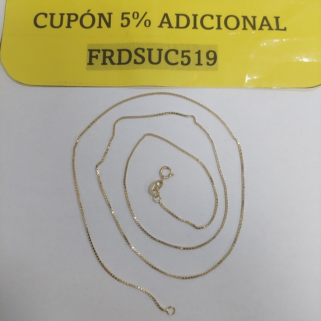 CADENA VENECIANO 14K 55 CM 2.4 GR (NUEVO)