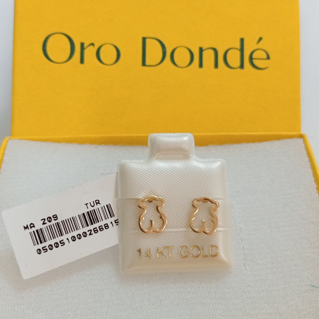 BROQUELES ORO 14K 0.8 (NUEVO)