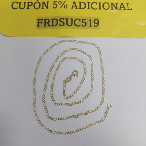 CADENA TEJIDO 3X1 14K 55 CM 2.3 GR (NUEVO)
