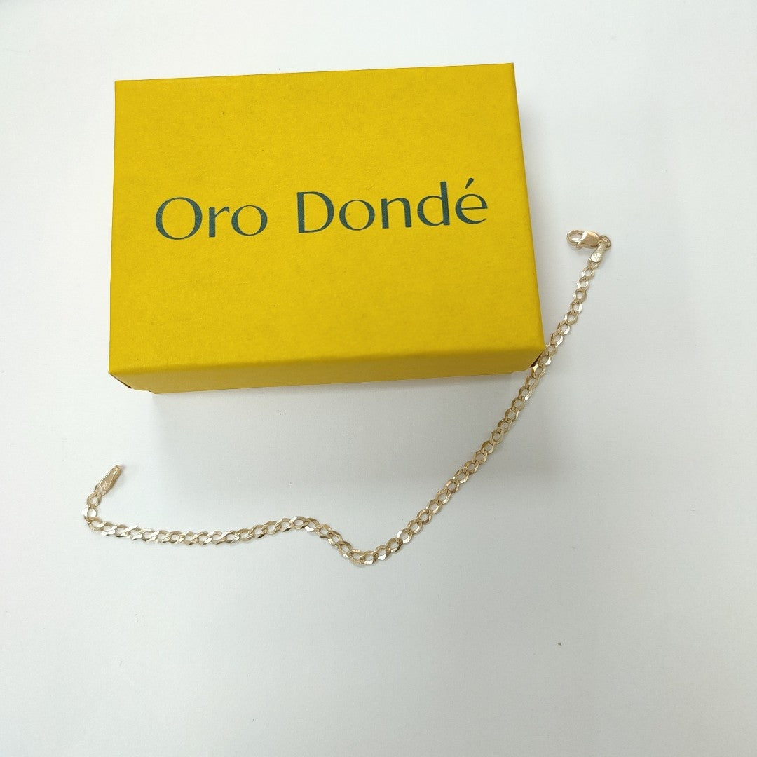 PULSERA BARBADA 14K 18 CM 1.9 GR (NUEVO)