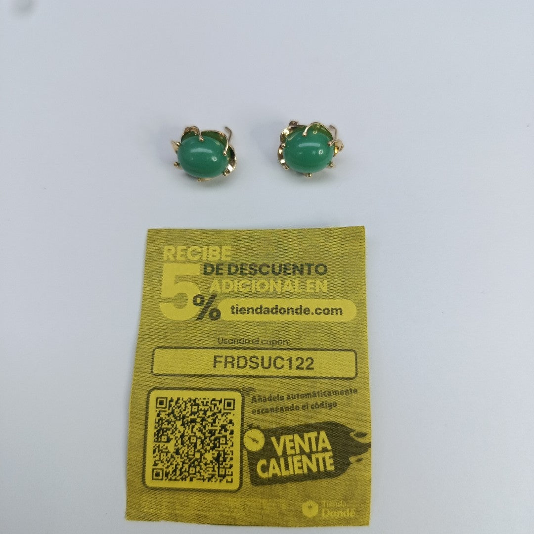 ARETES PAR ORO 14 K 6,00 GRMS (SEMINUEVO)