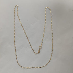 CADENAS TEJIDO GUCHI ORO 10K 55 CM 1.7 GR (NUEVO)