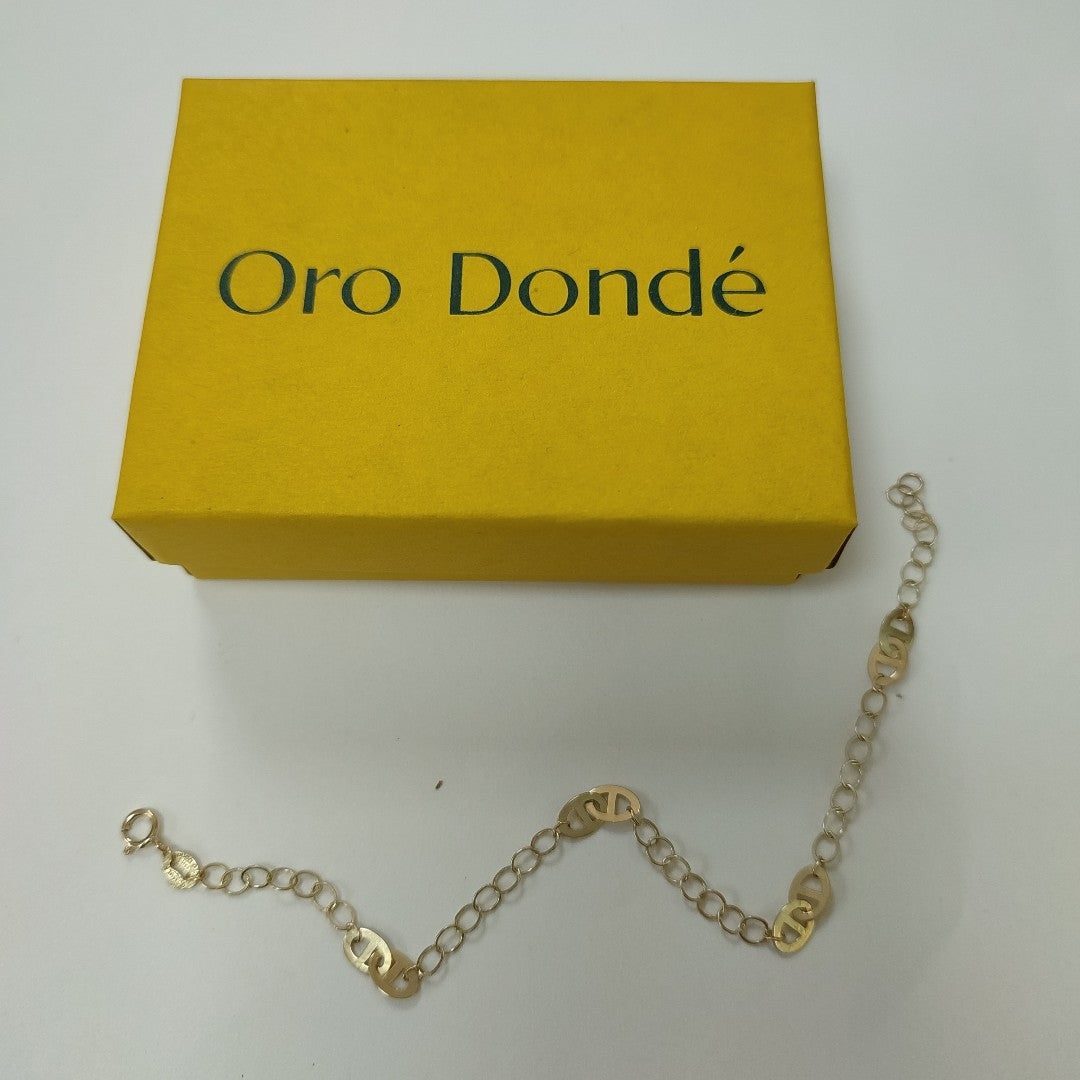 PULSERA ESPECIAL 14K 18 CM 1.5 GR (NUEVO)