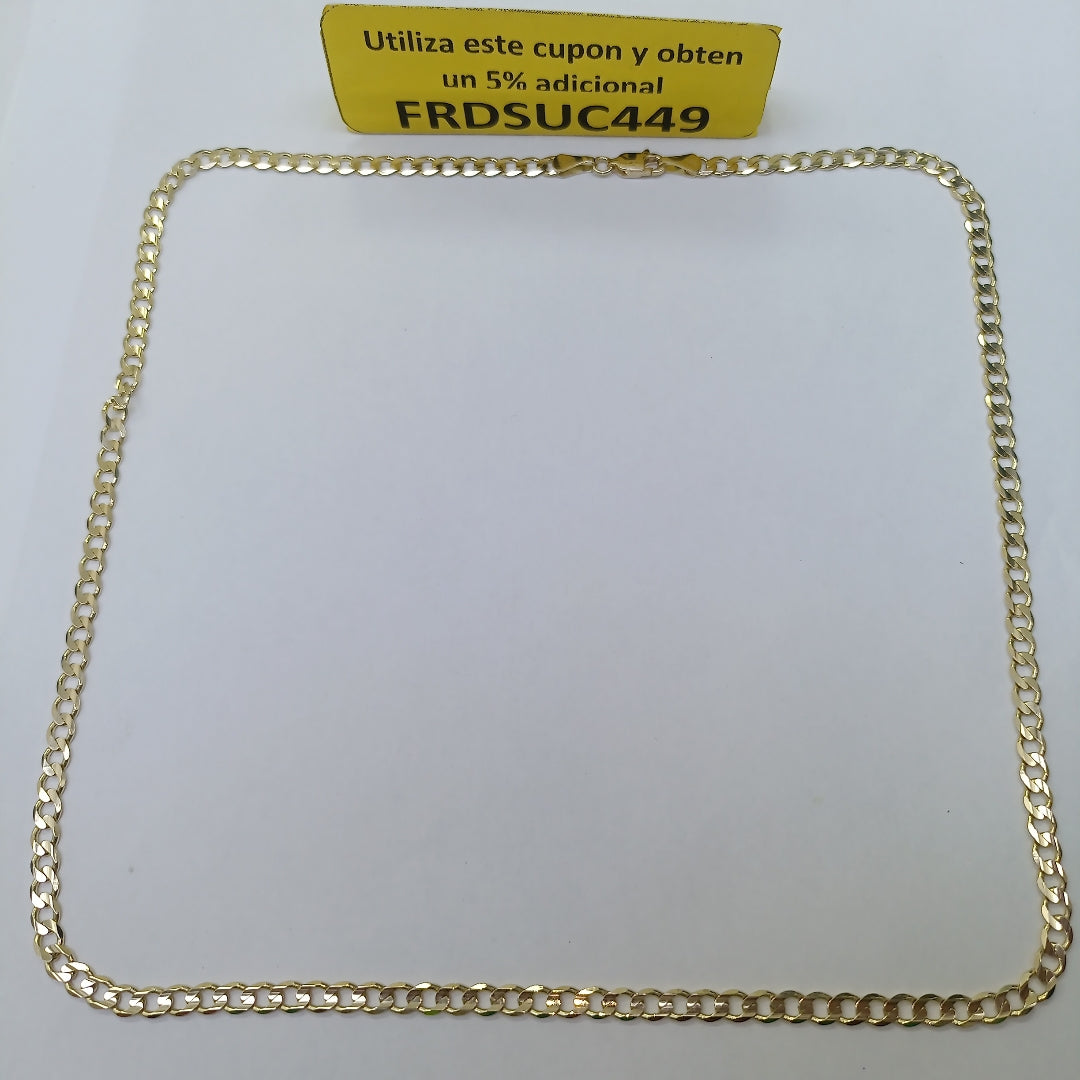 CADENA BARBADA 14K 55 CM 12.7 GR (NUEVO)