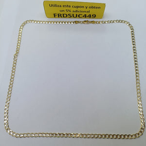 CADENA BARBADA 14K 55 CM 12.7 GR (NUEVO)