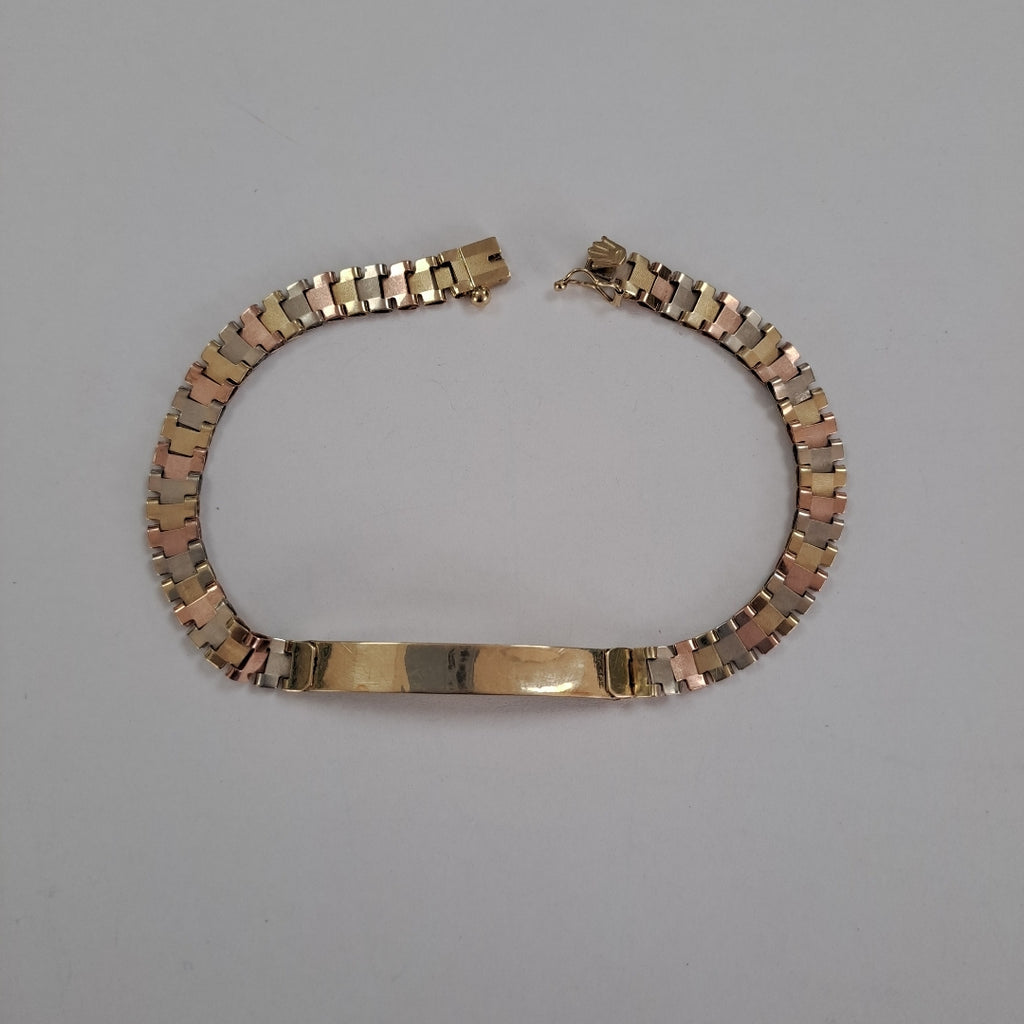 ESCLAVA ORO COMBINADO 14 K 6,70 GRMS (SEMINUEVO)