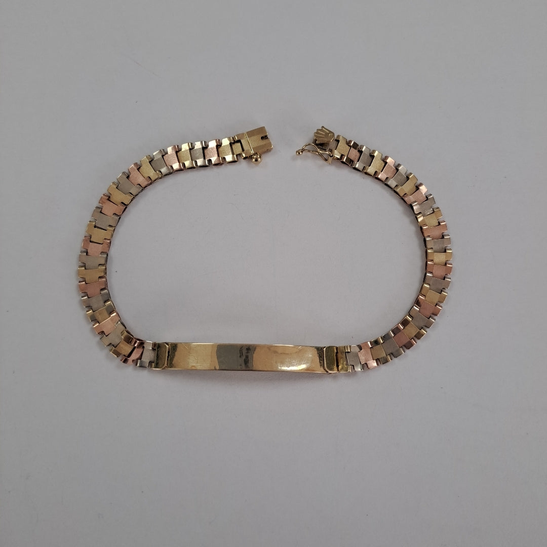 ESCLAVA ORO COMBINADO 14 K 6,70 GRMS (SEMINUEVO)