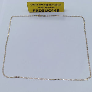 CADENAS TEJIDO GUCHI ORO 10K 55 CM 2.9 GR (NUEVO)