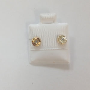 BROQUELES BROQUEL FIG BOTON C CIRCONIA 14K 0.2916 GR (NUEVO)