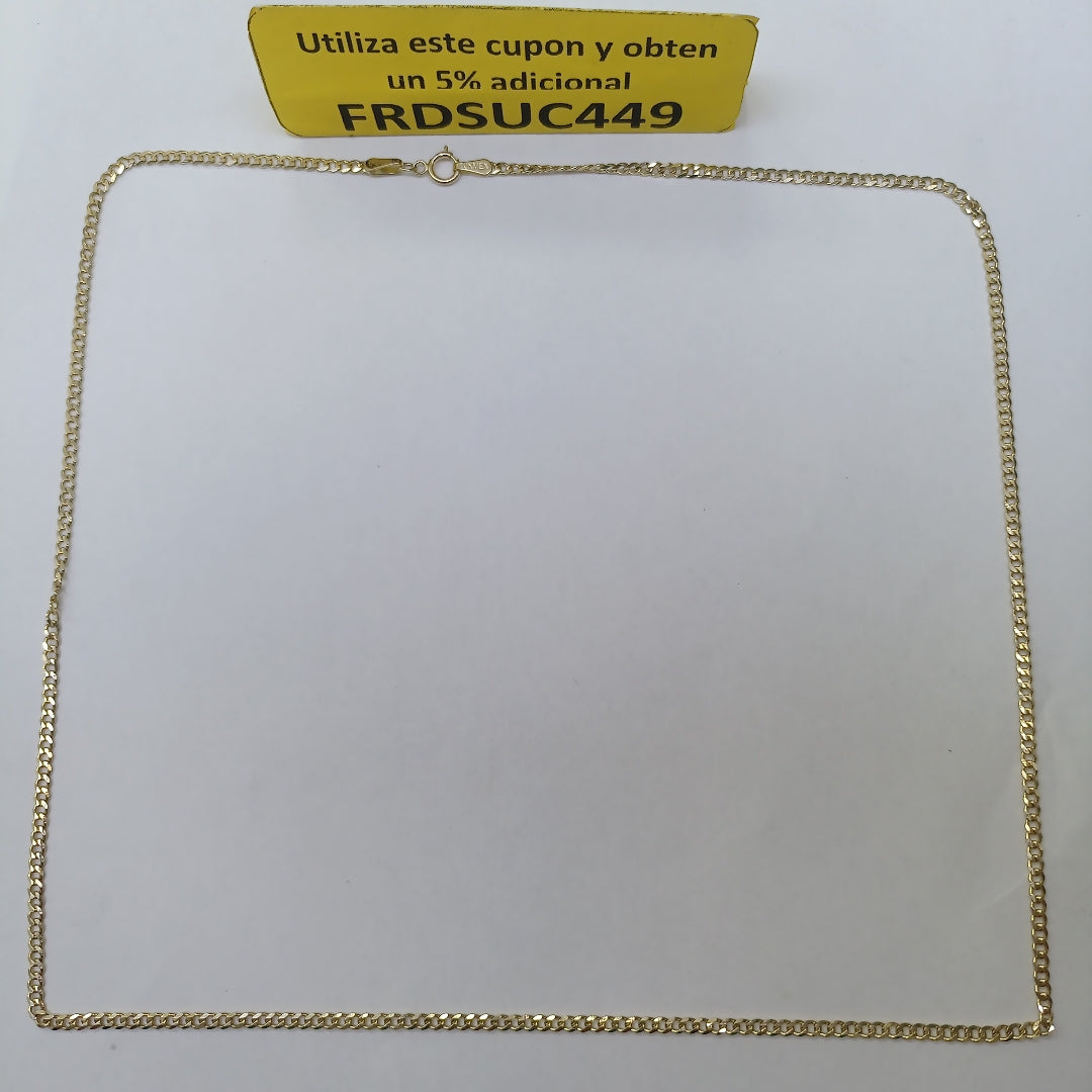 CADENA BARBADA 10K 55 CM 5.3 GR (NUEVO)