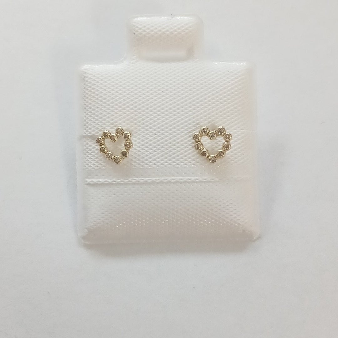BROQUELES BROQUEL FIG CORAZON 14K 0.23 GR (NUEVO)
