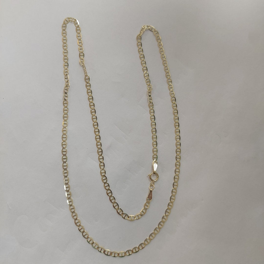 CADENAS TEJIDO GUCHI ORO 10K 55 CM 4.1 GR (NUEVO)
