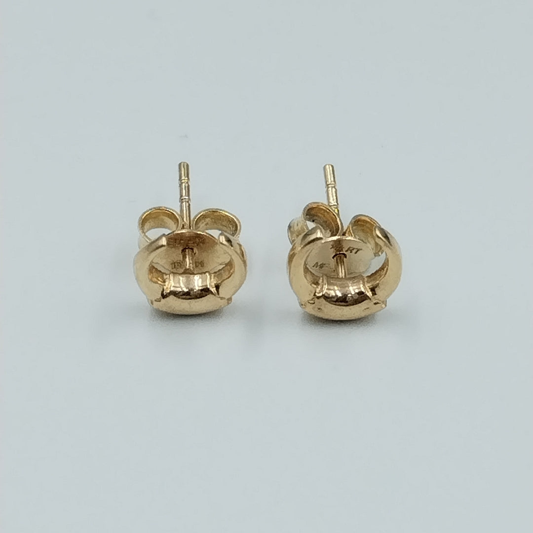 BROQUELES PAR ORO 14 K 1,50 GRMS (SEMINUEVO)