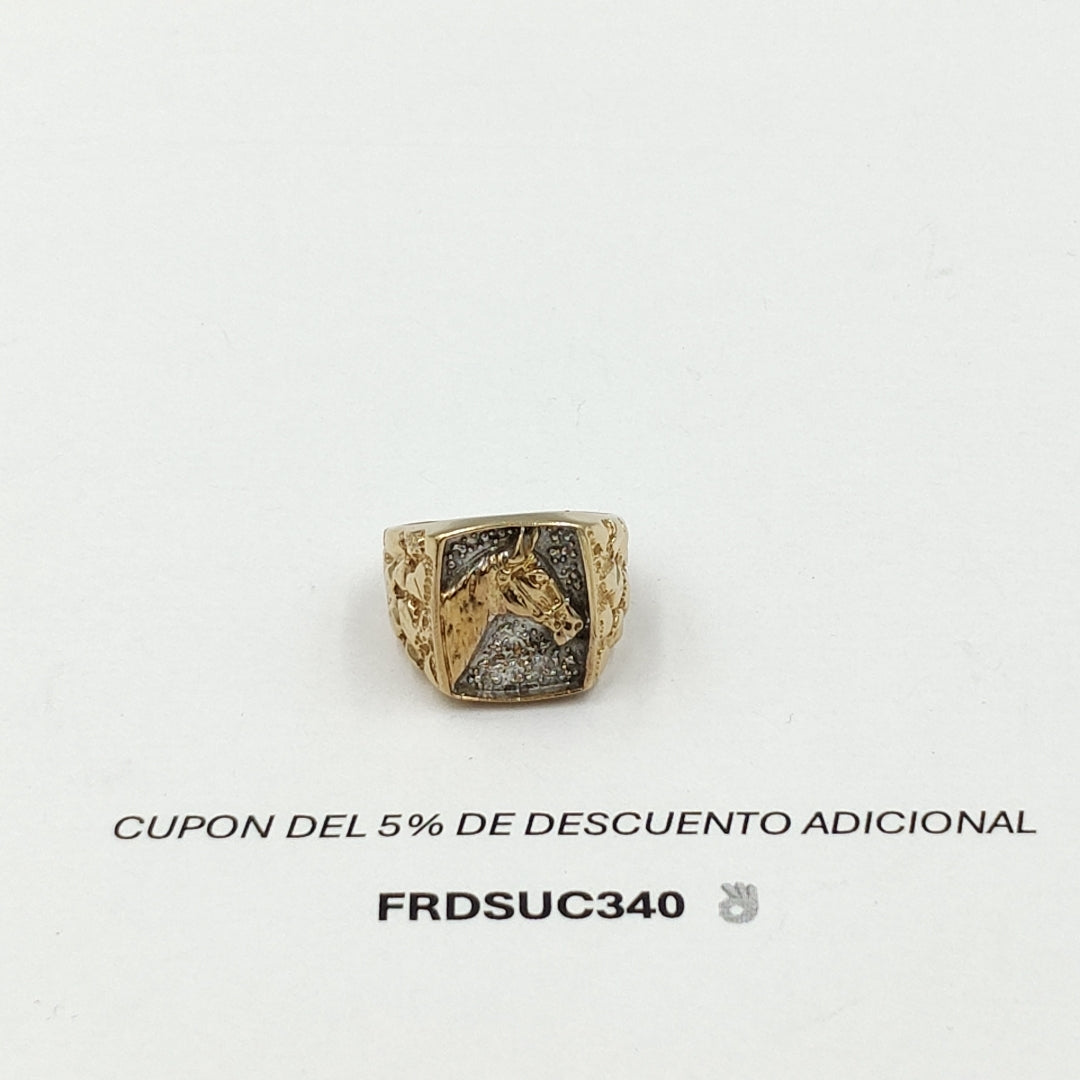ANILLITO ORO,ORO COMBINADO 10 K 6,20 GRMS (SEMINUEVO)
