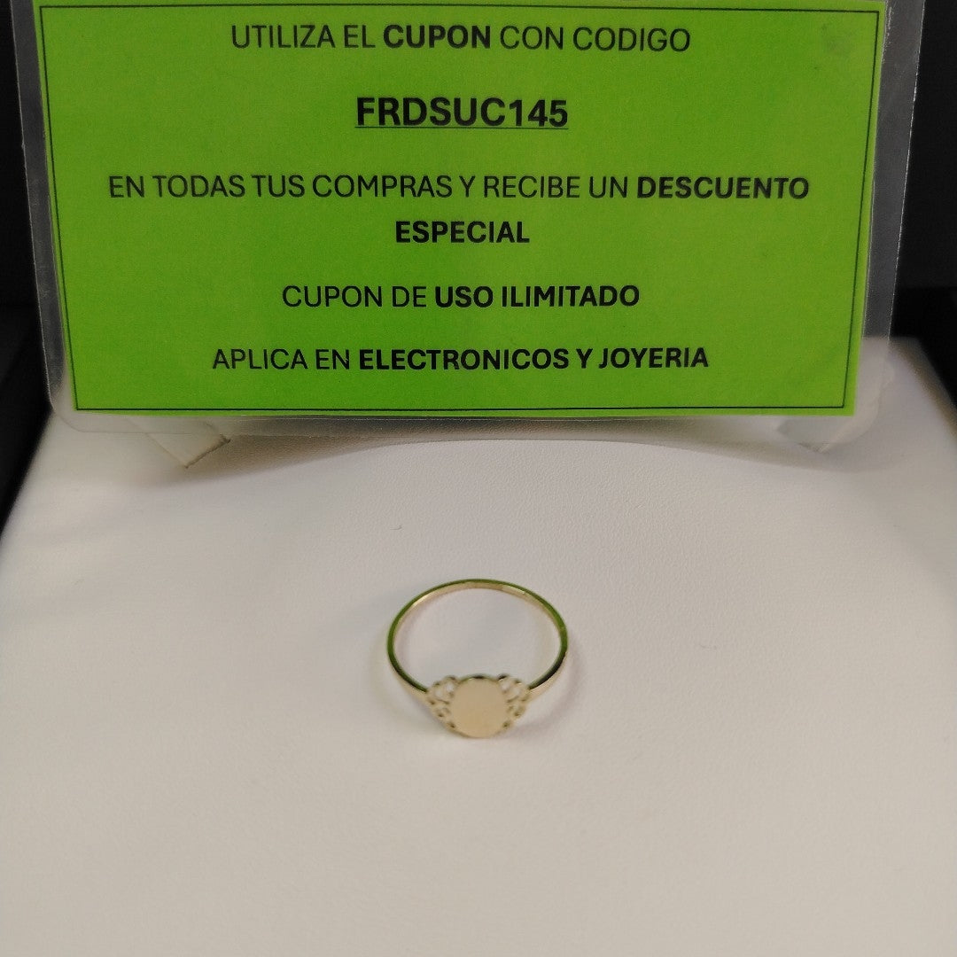 ANILLOS ANILLITO 10K TALLA 9 1 GR (NUEVO)