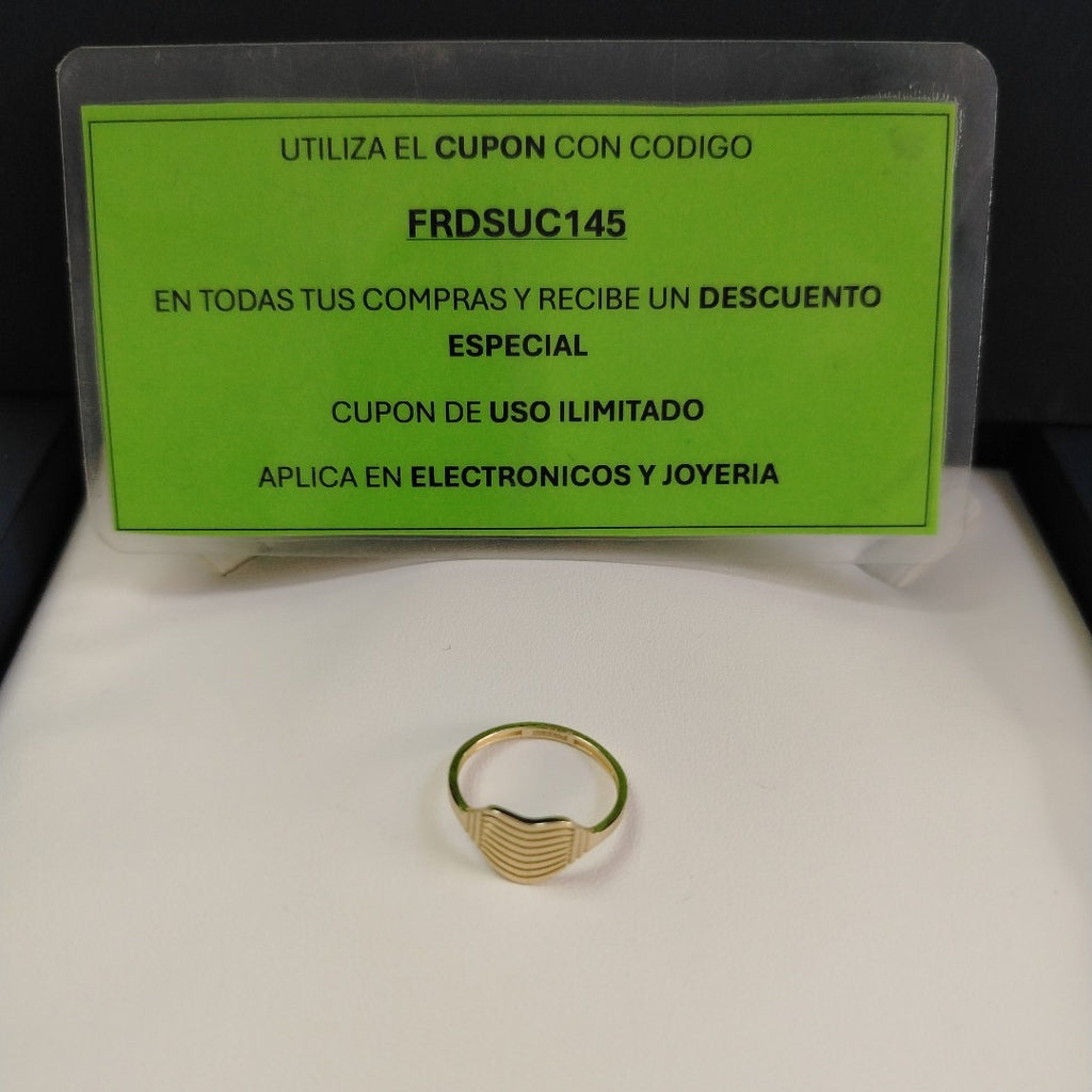 ANILLOS CORAZON 14K TALLA 7 1.7 GR (NUEVO)