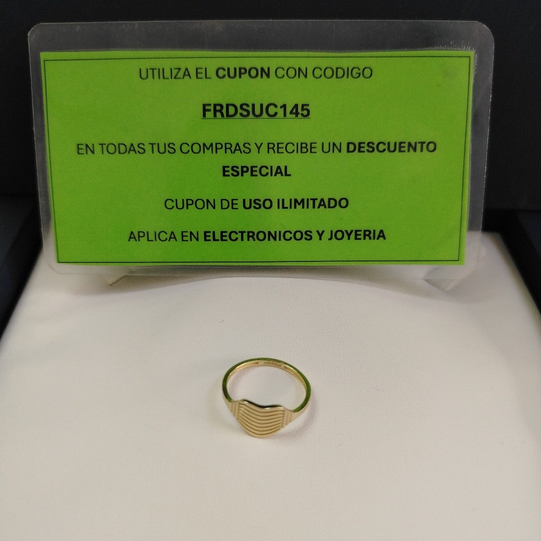 ANILLOS CORAZON 14K TALLA 7 1.7 GR (NUEVO)