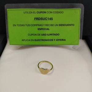 ANILLOS CORAZON 14K TALLA 7 1.7 GR (NUEVO)