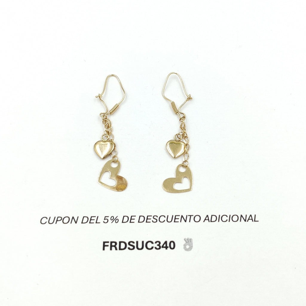 ARETES PAR ORO 10 K 1,70 GRMS (SEMINUEVO)