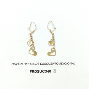 ARETES PAR ORO 10 K 1,70 GRMS (SEMINUEVO)