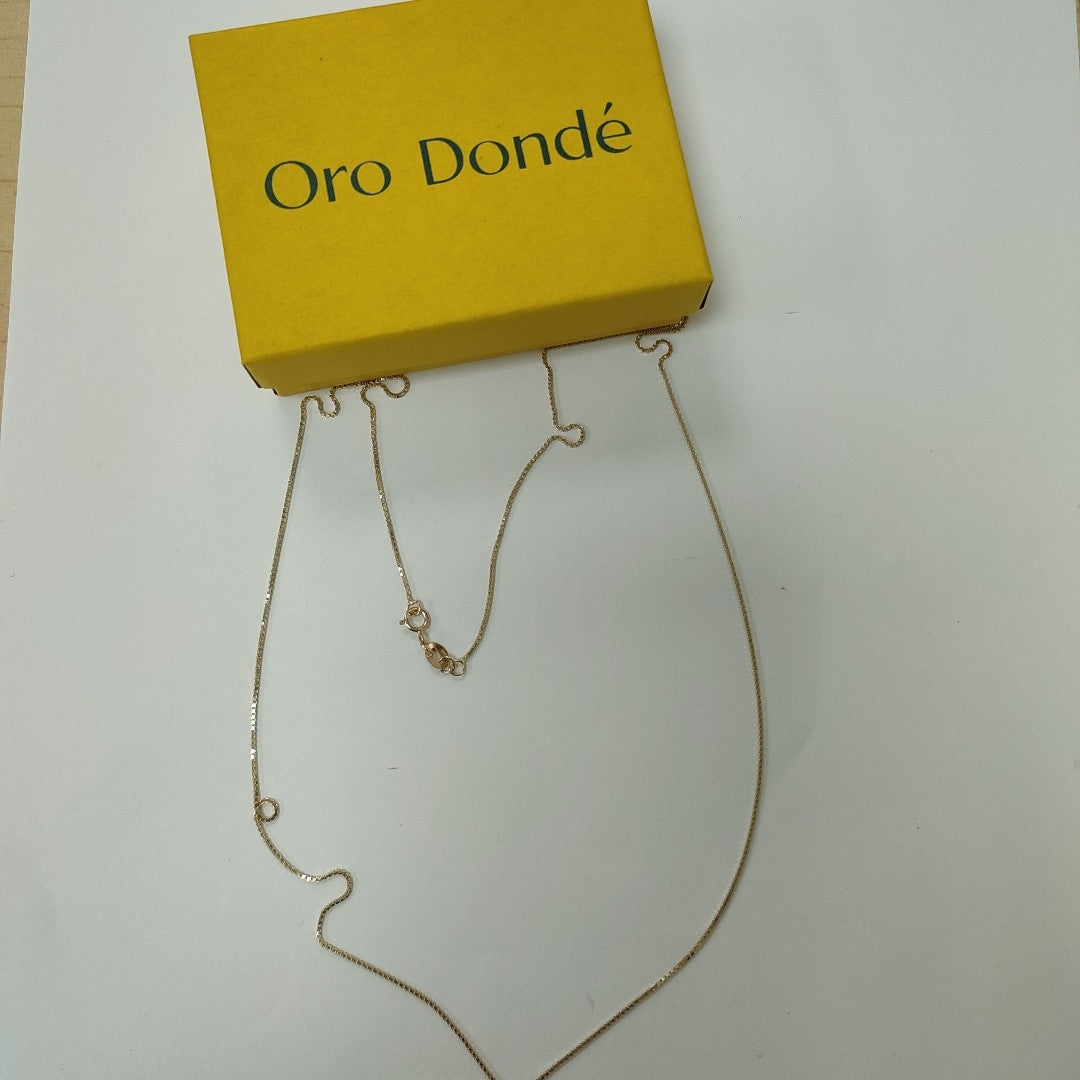 CADENA VENECIANO 14K 60 CM 2.6 GR (NUEVO)