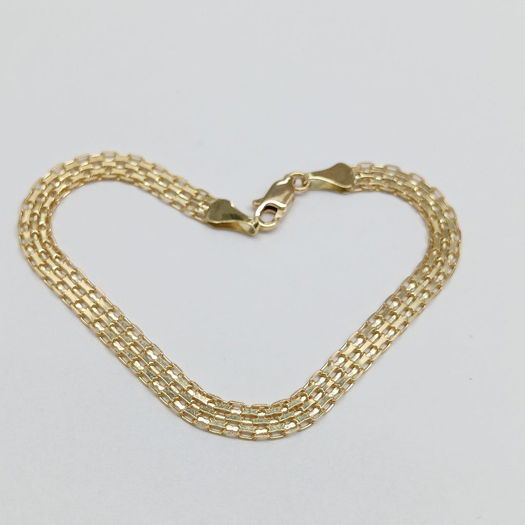 PULSERA ESPECIAL 10K 18 CM 3.9 GR (NUEVO)