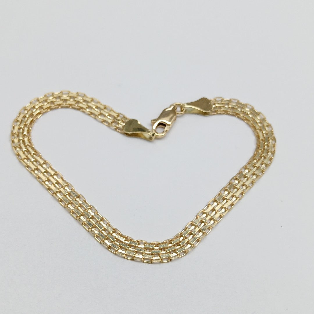 PULSERA ESPECIAL 10K 18 CM 3.9 GR (NUEVO)
