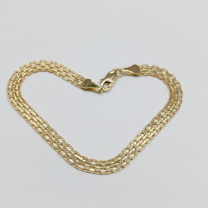 PULSERA ESPECIAL 10K 18 CM 3.9 GR (NUEVO)