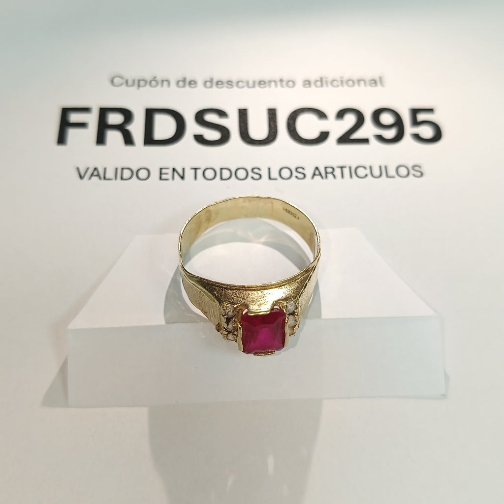 ANILLO ORO 14 K 3.4 GRMS (SEMINUEVO)