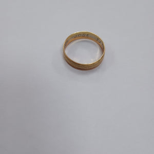 ARGOLLA ORO COMBINADO 10 K 1,20 GRMS (SEMINUEVO)