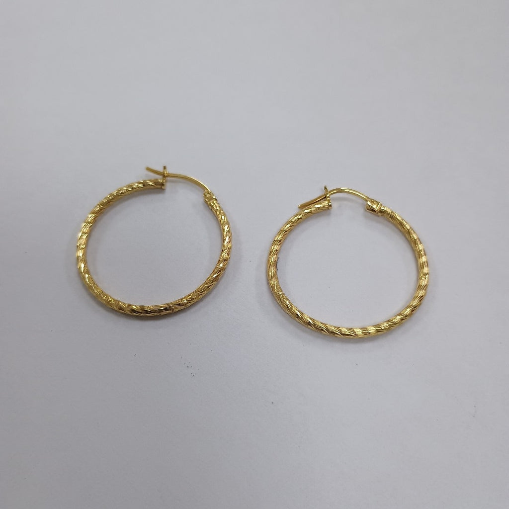 ARRACADAS PAR ORO 14 K 2.3 GRMS (SEMINUEVO)
