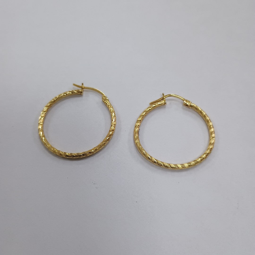 ARRACADAS PAR ORO 14 K 2.3 GRMS (SEMINUEVO)