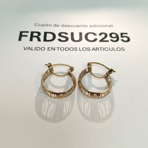 ARRACADAS PAR ORO 10 K 1.8 GRMS (SEMINUEVO)