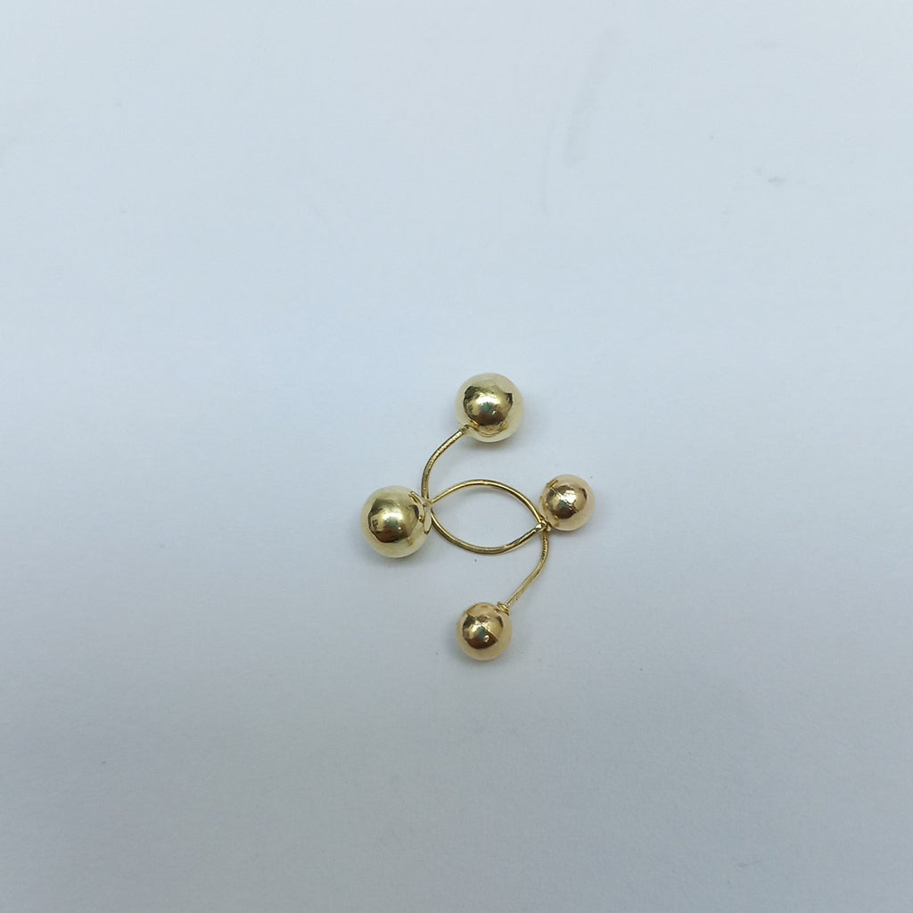 BROQUELES PAR ORO 8 K 0.4 GRMS (SEMINUEVO)