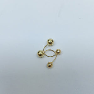 BROQUELES PAR ORO 8 K 0.4 GRMS (SEMINUEVO)