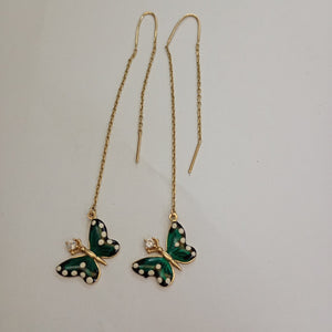 ARETES PAR ORO 14 K 4.2 GRMS (SEMINUEVO)