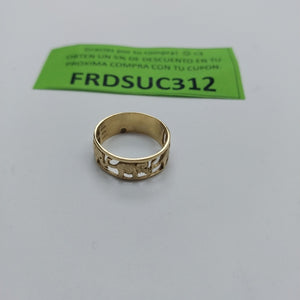 ARGOLLA DE LA SUERTE ORO 10 K 2.6 GRMS (SEMINUEVO)