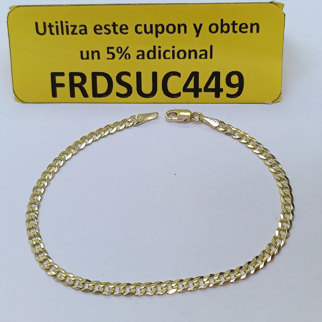 PULSERA BARBADA 14K 18 CM 3.2 GR (NUEVO)