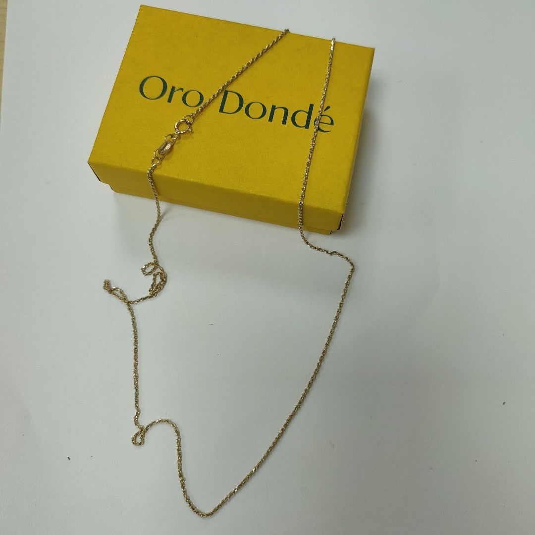 CADENA TORZAL 14K 55 CM 3 GR (NUEVO)